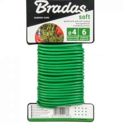 Bindedraht Bindeschnur Pflanzendraht Gartendraht SOFT 5mm x 4m Bradas 1795 - Bild 1 von 3