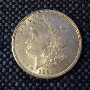 1921 Morgan Dollar - Better Date - Better (AU) Grade - Beautiful Coin - Picture 1 of 6