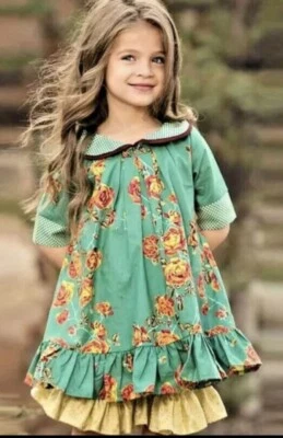 EUC Persnickety Girls Dress Sz 6 - Image 1 of 4