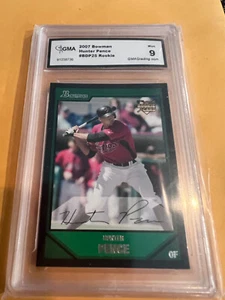 HUNTER PENCE ASTROS GIANTS 2007 BOWMAN NOVATO RADIOCONTROL # BDP25 GRADO 9 L@@@K - Imagen 1 de 2
