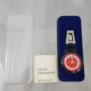 PODÓMETRO TAG HEUER REF.600 MILLAS~CAJA ORIGINAL/INSTRUCCIONES - Imagen 1 de 6