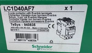 SCHNEIDER ELECTRIC CONTACTEUR TRIPOLAIRE LC1D40AF7 x1 - Imagen 1 de 3