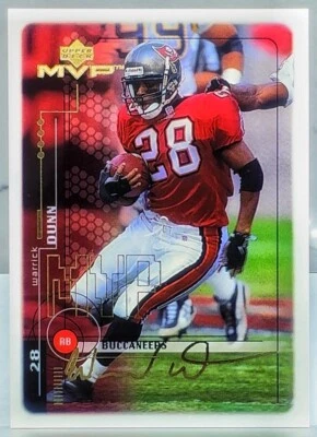 Warrick Dunn Bucs 1999 Upper Deck MVP Gold Script #177 Ultra Rare SSP /100 🔥 - Image 1 of 2