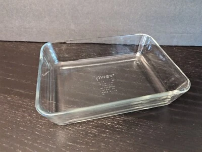 Pyrex 7210 7"x5"x1.5" Clear Casserole Baking Dish Rectangle Ovenware  - Image 1 of 4