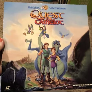 QUEST FOR CAMELOT Laserdisc 💿 LD 1998 AC-3/Dolby Digital HTF - Picture 1 of 3