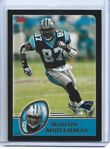 Muhsin Muhammad-Carolina Panthers-2003 Topps Football Black #286 (5/150) - Picture 1 of 2