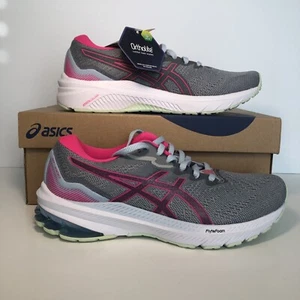 Zapatos para correr ASICS GT-1000 11 para mujer talla 6 gris Piamonte rosa Glo nuevos - Imagen 1 de 11