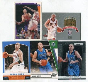 Lotto di 5 carte basket Jason Kidd HOF SUNS MAVS RETI KNICKS (LOTTO 16) - Foto 1 di 1