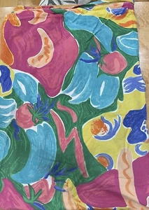 Vintage Ralph Lauren Costa Paradiso Full Flat & Fitted Sheet Set Abstract 1992 - Picture 1 of 9
