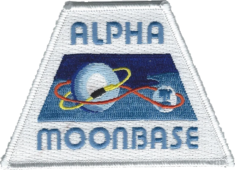 Parche Space 1999 Moonbase Alpha - Gerry Anderson Eagle Transporter base lunar Foto 1 de 1