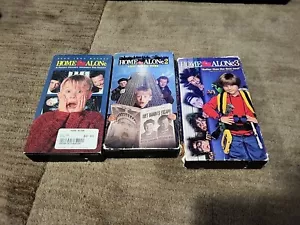 Home Alone Trilogy 1 2 3 VHS Tapes - Set of 3 -Tested - Picture 1 of 24