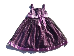 Girls Love Dress Size 5 Purple Sleeveless Sparkle Occasion Christmas - Picture 1 of 7
