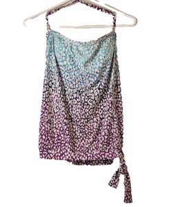 Athena Simple Pleasures Swim Bra Top halter tIe size 12 - Picture 1 of 8