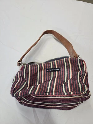 Mini cartera Tommy Hilfiger a rayas Foto 1 de 3