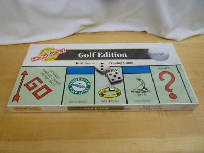  NIB SEALED Vtg 1996 Monopoly GOLF Edition Torrey Pines/Pebble Beach USAOPOLY - Image 1 of 4