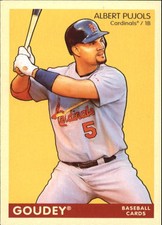 2009 Upper Deck Goudey Baseball #178 Albert Pujols St. Louis Cardinals