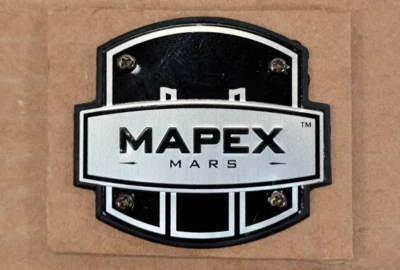 MAPEX MARS Drum Badge with Mounting Screws - Image 1 of 3
