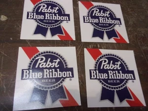 SET 4 SOTTOBICCHIERI PABST NASTRO BLU NUOVI FATTI A MANO SPEDIZIONE VELOCE - Foto 1 di 2