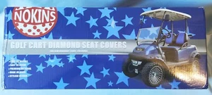 Nokins ET Golf Cart Diamond Seat Cover Grey New - Picture 1 of 2