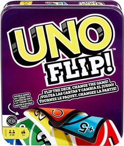 UNO Flip! Card Game for Kids, Adults & Family Night with Double-Sided Cards in C - Picture 1 of 12