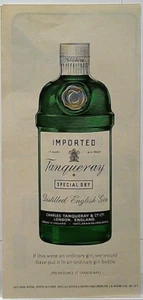 1966 Tranqueray Distilled English Gin (Special Dry) Imported Magazine Ad - Picture 1 of 1