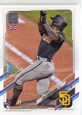 2021 Topps UK Edition | Luis Campusano Rookie Card (Base) #48 San Diego Padres - Image 1 of 2