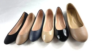 New women forever round toe  ballet flats slip on loafer shoes  on sale - Picture 1 of 19