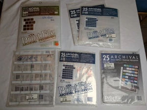 LOT Print File Archival 120mm Negative Preservers 120-4UB... Etc - Picture 1 of 1