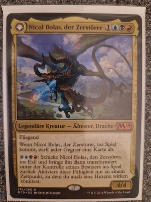 Nicol Bolas, der Zerstörer/ der Aufgestigene DE/NM MTG - Bild 1 von 2