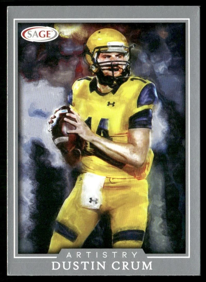 2022 SAGE HIT Artistry Silver Dustin Crum #ART-DC - Image 1 of 2