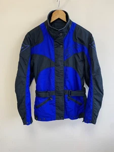 DAINESE Gore-tex Cordura Motorcycle Jacket Black Blue Women, size 44 - Picture 1 of 13