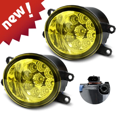 Par de luces antiniebla LED amarillas para parachoques delanteras para Lexus IS F 2008 2009-2013 Foto 1 de 4