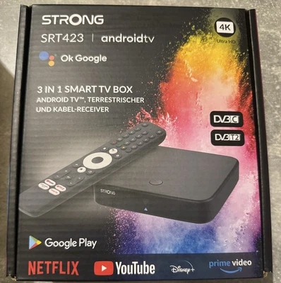 3 IN 1 SMART TV BOX ANDROID TV™, TERRESTRISCHER UND KABEL-RECEIVER - Bild 1 von 4