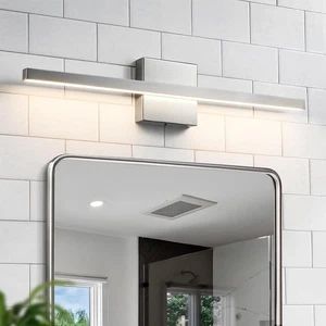 Brushed Nickel Vanity Light 23.6 Inch 18W LED Dimmable - Picture 1 of 8