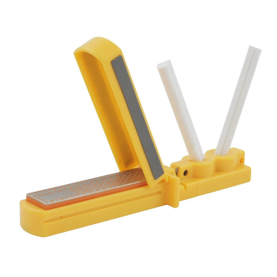 Sistema de afilado CCD4 3 en 1 - Amarillo - Varillas de cerámica - Piedra diamante - Proteger... Foto 1 de 4