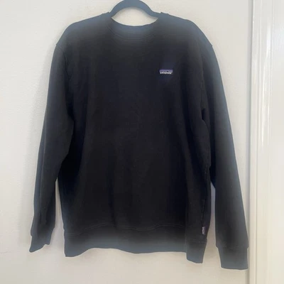 "Sudadera Patagonia P-6 Uprisal cuello redondo para hombre talla XXL 49"" NUEVA SIN ETIQUETAS negra" Foto 1 de 4