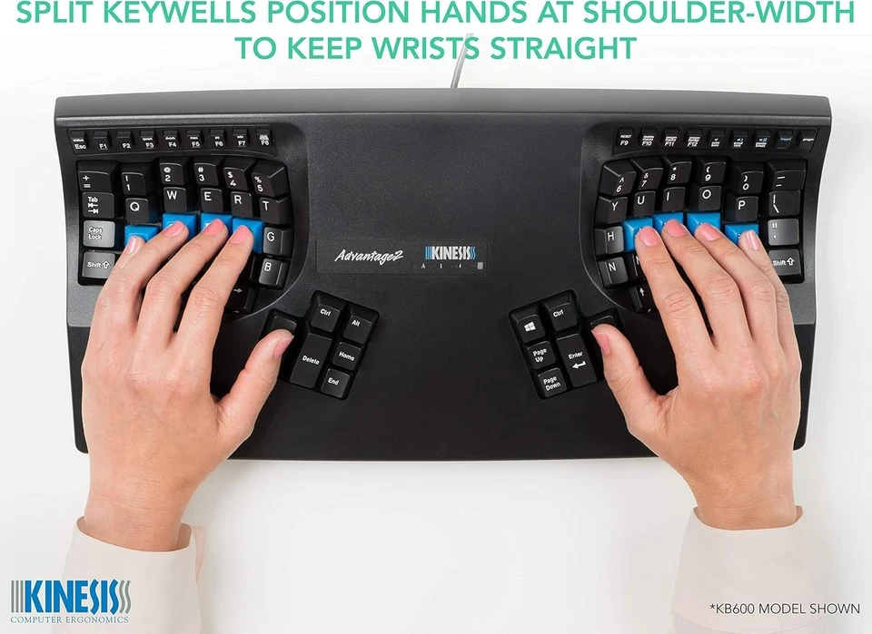 Kinesis Advantage2 Keyboard, KB600 , Black - Image 1 of 2