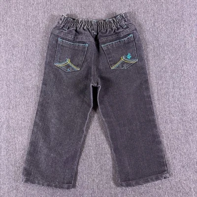 Jeans Y2K Rocawear Niños Negros Denim Bolsillo Corte Look Clásico Pierna Recta 24M Foto 1 de 4