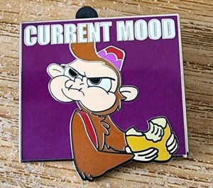 Disneyland DCA WDW Current Mood Mystery Collection Pin Feat. Abu From Aladdin - Picture 1 of 2