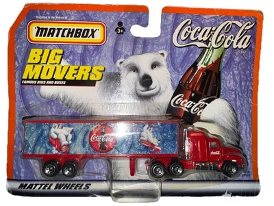 Semirremolque y remolque Matchbox Mack CH 600 Coca Cola Big Movers nuevo en paquete DC Foto 1 de 4