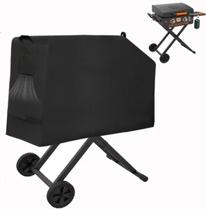 Grillplatte Abdeckung für Blackstone 22" unterwegs Scherenbein Grillplatte mit Kapuze und Ständer, - Bild 1 von 7