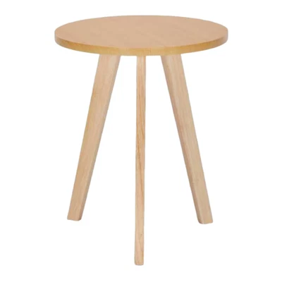 Solid Wood Frame with MDF Top, Modern Accent Table - Image 1 of 3