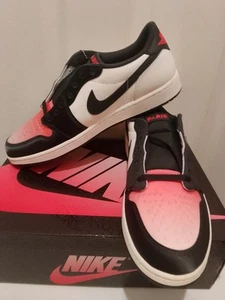 AIR JORDAN 1 RETRO LOW OG PSG MENS UK 11 SAIL OFF NOIR INFRARED 23 NEW IN BOX - Picture 1 of 10