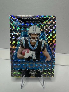 2025 Panini Mosaic TETAIROA MCMILLAN #11 RC Rookie Storm Silver Prizm Panthers - Picture 1 of 2