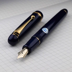 BRAND NEW Pilot Custom 74 Dark Blue FKKN-12SRDL 14K-585 Gold Nib Fountain Pen - Picture 1 of 5