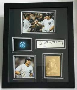 JOHNNY DAMON AUTOGRAPHED AUTHENTIC Signed FRAMED MLB YANKEES Photo PSA JSA COA - Picture 1 of 3