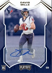 2021 Playoff Rookies Autographs #223 Davis Mills Auto - FB - Picture 1 of 2