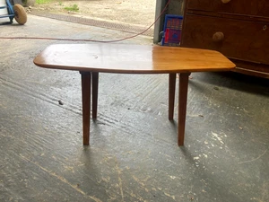Vintage Mid Century Small Brown Wooden Coffee Table 76 x 32 cm x 38 cm high - Picture 1 of 4