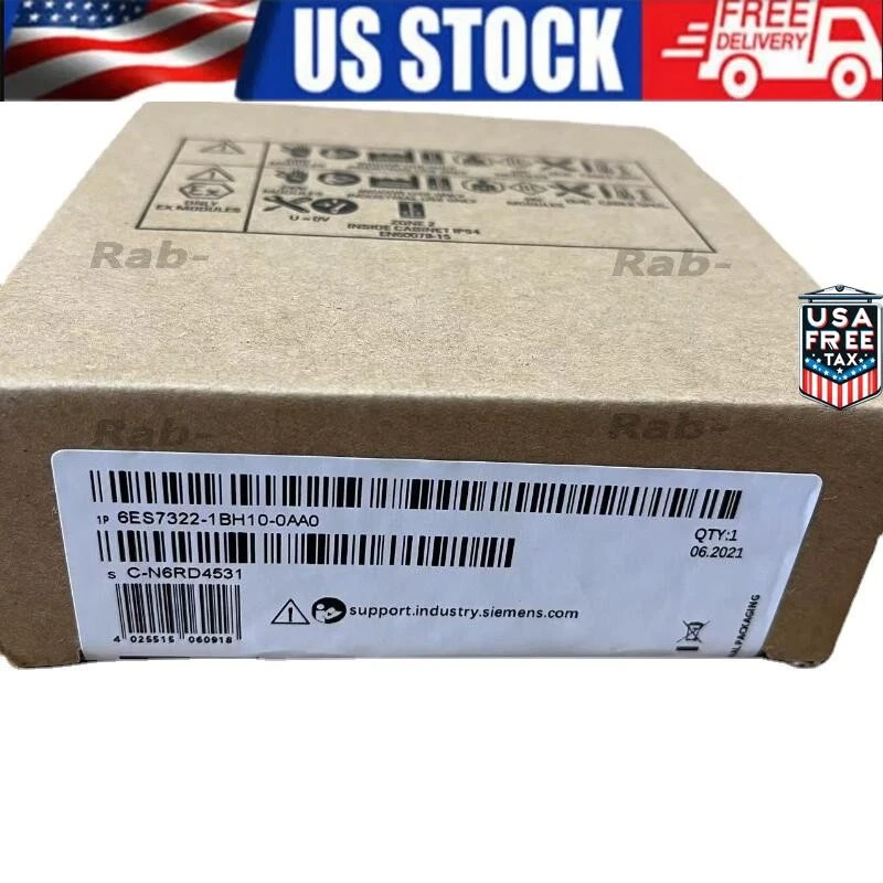 1PCS Siemens 6ES7322-1BH10-0AA0 6ES7 322-1BH10-0AA0 Unopened New - Image 1 of 3