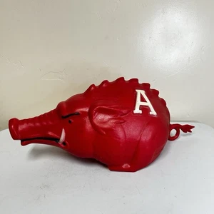 Arkansas Razorbacks Hat Blow Mold Original Uncle Heavy's Hog Helmet Vintage 1977 - Picture 1 of 8